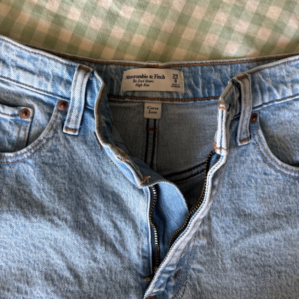 Abercrombie & Fitch Curve Love Dad Shorts - Picture 3 of 4